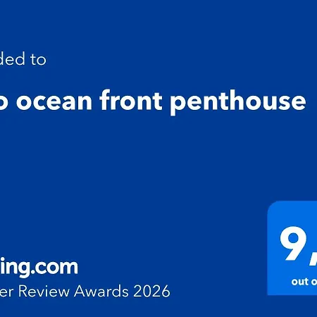 Lido Ocean Front Penthouse Apartament *